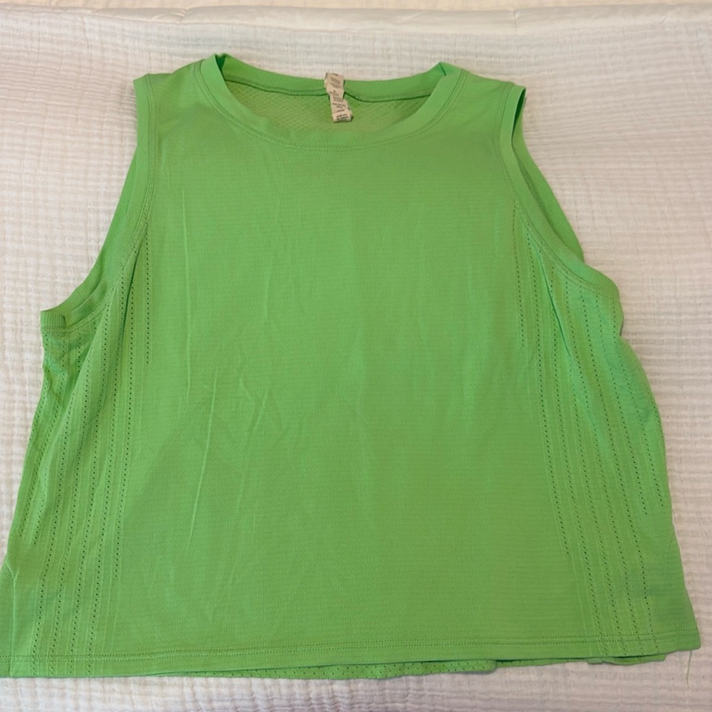 Lululemon green tank size 8